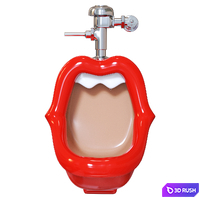 Urinal Mouth 3D Model Vray