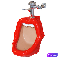 Urinal Mouth 3D Model Vray