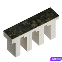 Domoos Console 3D Model Corona