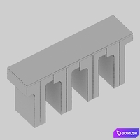 Domoos Console 3D Model Corona