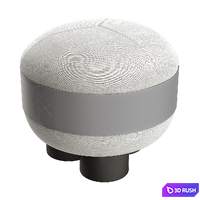 Pouffe Spesso from Cosmorelax two colors 3D Model Corona