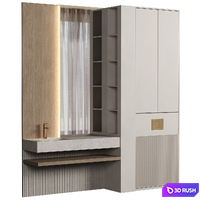 Bathroom Furniture 024 3D Model Vray, Corona