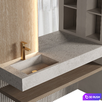 Bathroom Furniture 024 3D Model Vray, Corona