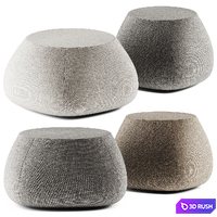 Fat Outdoor Pouf B&amp;B Italia Outdoor 3D Model Corona