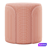 Merida Stool 3D Model Corona
