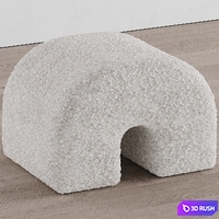 Bernard Arc Stool 3D Model Corona