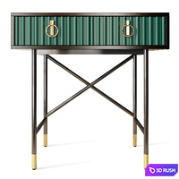Console dressing table Luxembourg Wooden Kors 3D Model Vray, Corona