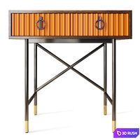 Console dressing table Luxembourg Wooden Kors 3D Model Vray, Corona