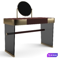 Baxter Hazel dresser table 3D Model Vray, Corona