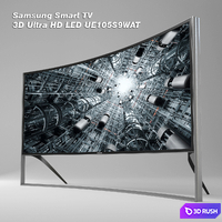 Samsung Smart TV 3D Ultra HD LED UE105S9WAT 3D Model Vray