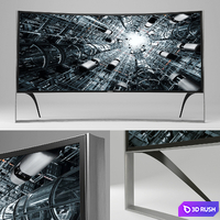 Samsung Smart TV 3D Ultra HD LED UE105S9WAT 3D Model Vray