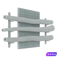Didgeridoo 3D Model Vray