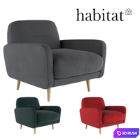 Habitat ABEL armchair 3D Model Vray
