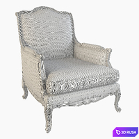 Poltrone Moses, Epoquesalotti 3D Model Vray