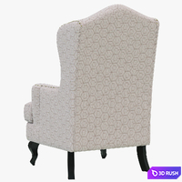 Dantone Home Bakersfield Armchair 3D Model Vray