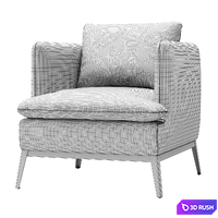 Lewis Classic Leather Chair-Cognac 3D Model Corona