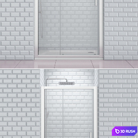 Shower doors Ravak | 10 3D Model Vray, Corona