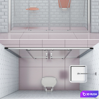 Shower doors Ravak | 10 3D Model Vray, Corona