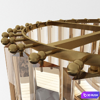 Chandelier EICHHOLTZ Murano 3D Model Vray