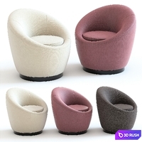 The Sofa &amp; Chair Bailey Armchair 3D Model