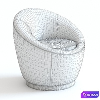 The Sofa &amp; Chair Bailey Armchair 3D Model Vray
