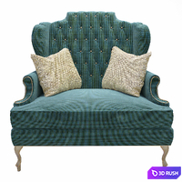 Classic chair 3D Model Vray