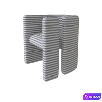 FAIRFAX CHAIR by kelly Wearstler 3D Model Corona