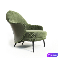 Armchair Angie Minotti 3D Model Corona