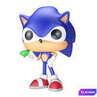 FUNKO POP SONIC with EMERALD 3D Model Vray