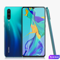 Huawei P30 Aurora 3D Model