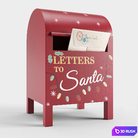 Zara Home box for letter to Santa 3D Model Corona