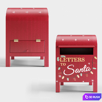 Zara Home box for letter to Santa 3D Model Corona