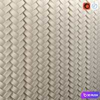Weav Decor Panel 3D Model Vray, Corona