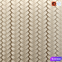 Weav Decor Panel 3D Model Vray, Corona