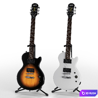Electric Guitar Epiphone Les Paul Special II 3D Model Vray