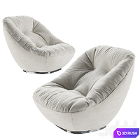 Ligne Roset Bonnie Armchair 3D Model Corona