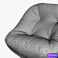 Ligne Roset Bonnie Armchair 3D Model Corona