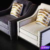 The Sofa and Chair Company Spencer Deluxe Armchair 3D Model Vray, Corona