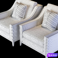 The Sofa and Chair Company Spencer Deluxe Armchair 3D Model Vray, Corona