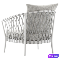 Globewest Maui 1-Seater Sofa 3D Model Vray, Corona