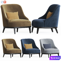 Celedonio Armchair Hamiltonconte 3D Model Vray, Corona