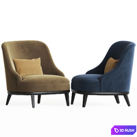 Celedonio Armchair Hamiltonconte 3D Model Vray, Corona