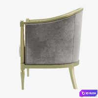 Baker Margeaux Lounge Chair 3D Model Vray, Corona