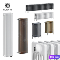 Zehnder Charleston radiators 6C 3D Model Corona