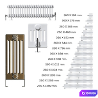 Zehnder Charleston radiators 6C 3D Model Corona