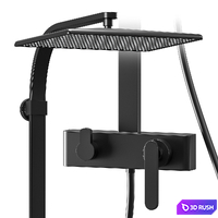Shower cabin Devit Comfort FEN2123 3D Model Corona