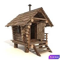 Playground house 3D Model Corona