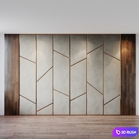Headboard 26 3D Model Vray, Corona