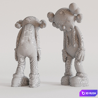 Kaws Clown 3D Model Corona