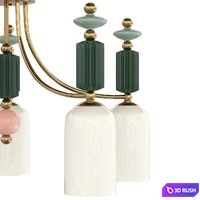 Ceiling chandelier Odeon Light Candy 4861 5C 3D Model Corona